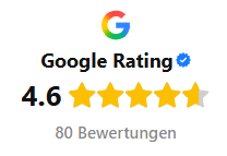 Google Bewertungen 4,6 Sterne